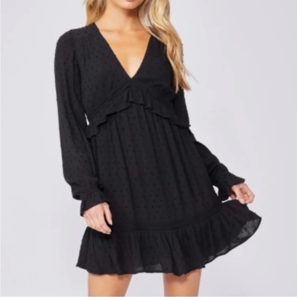 Paige Odelise black dress M NWT